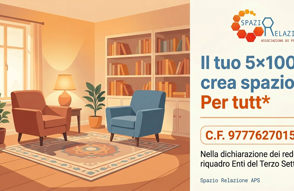 Il tuo 5×1000 crea spazio. Per tutt*